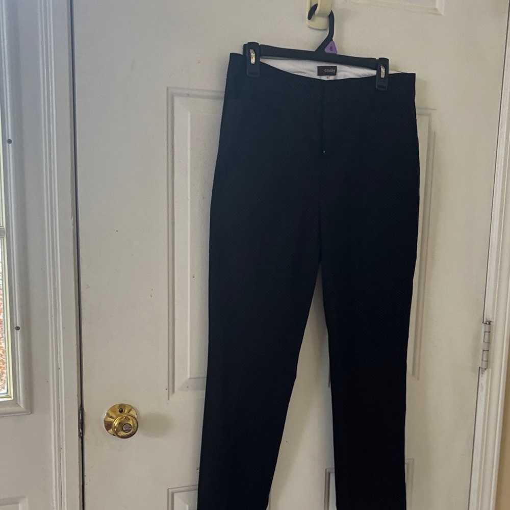 Crosby womens Elegant Black Dress Pants